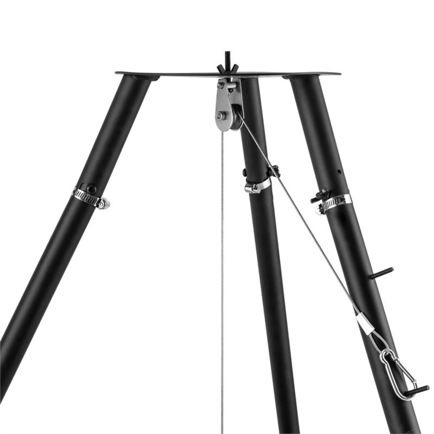 Arco Trino Schwenkgrill Feuerschale BBQ Dreibein Edelstahl – Bild 7