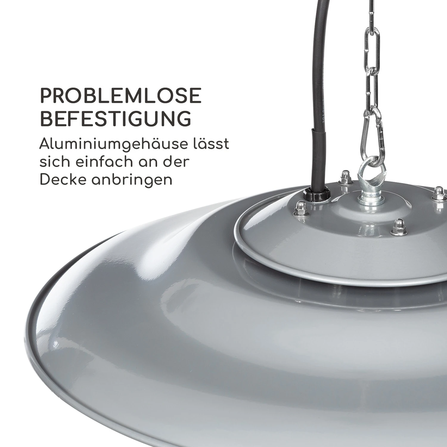 Hitzkopf Infrarot-Deckenheizstrahler Halogen-Heizröhre 2 Stufen 750/1500 W – Bild 6