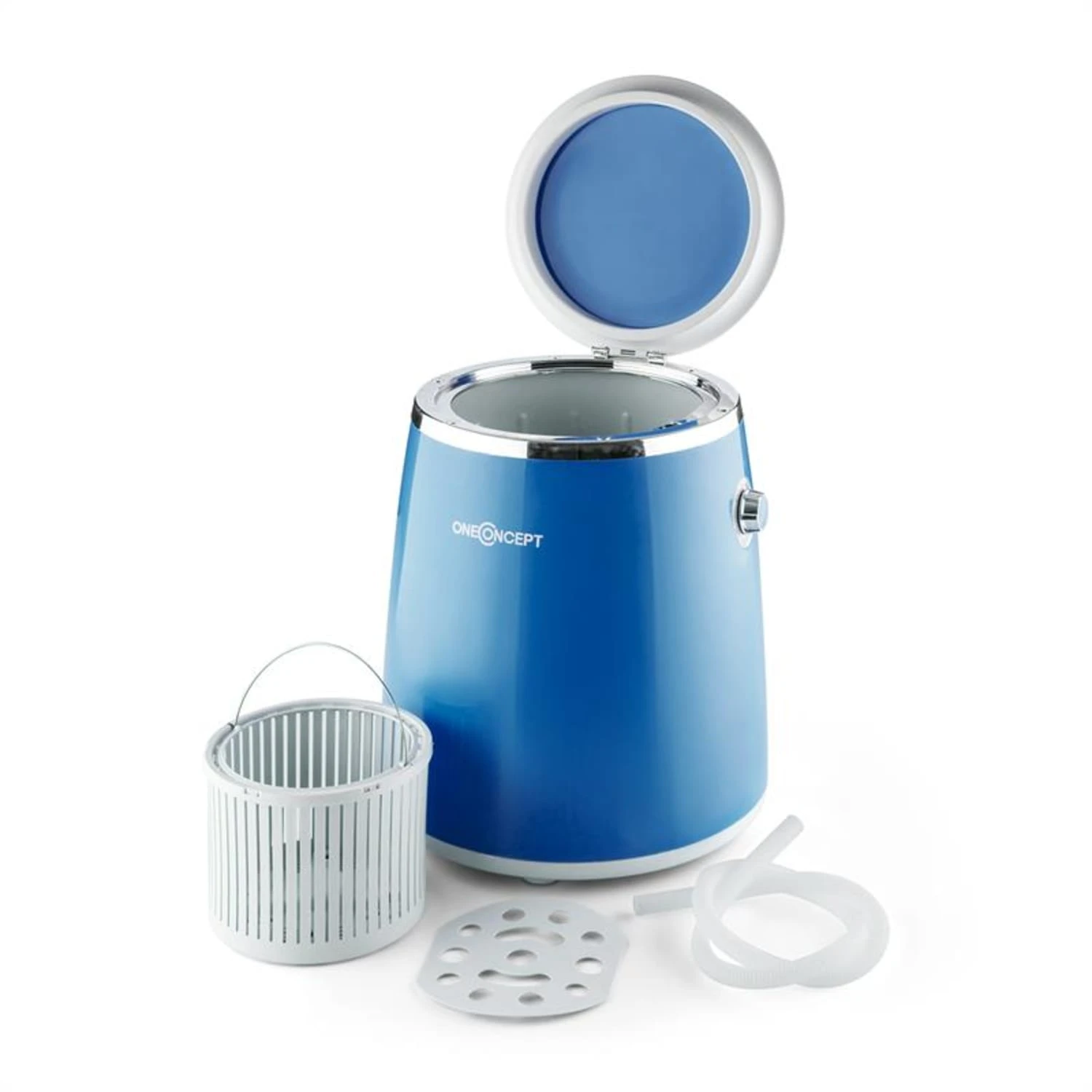 Ecowash-Pico Mini-Waschmaschine Schleuderfunktion 3,5 Kg 380W Blau – Bild 5