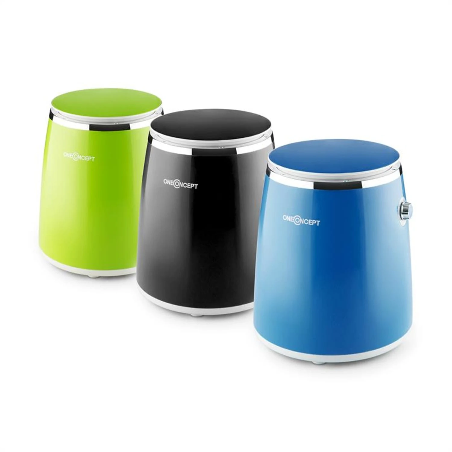 Ecowash-Pico Mini-Waschmaschine Schleuderfunktion 3,5 Kg 380W Blau – Bild 7