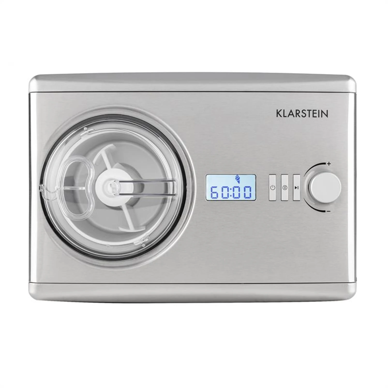 Yo & Yummy 2-in-1 Eiscremebereiter & Yoghurt Maker 150W 1,5l Edelstahl – Bild 3