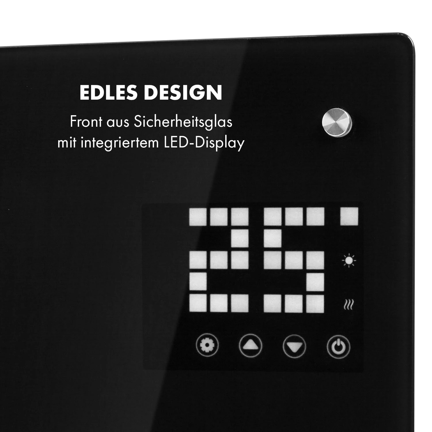 Bornholm Curved Konvektions-Heizgerät Thermostat Timer 2000W – Bild 7