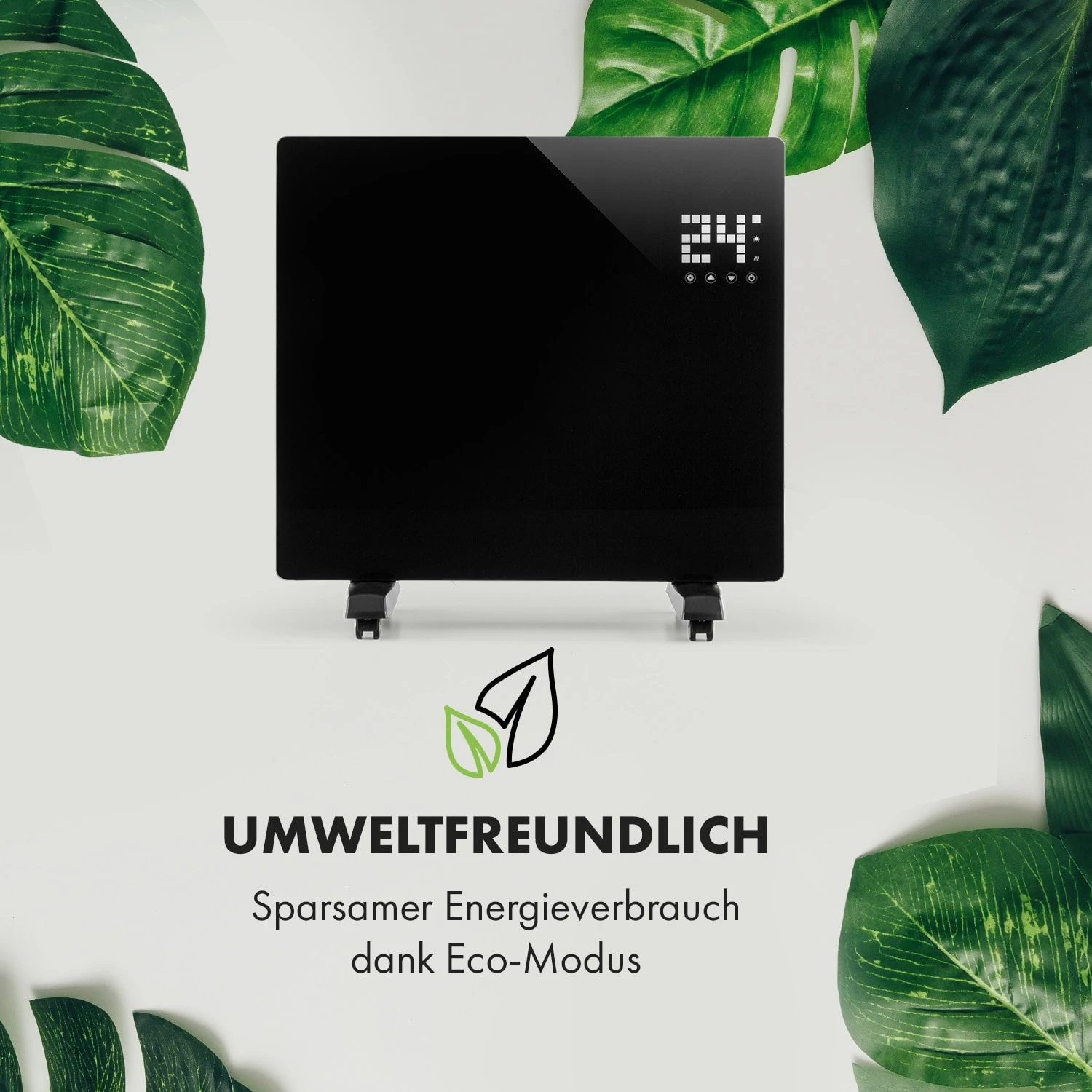 Bornholm Single Konvektions-Heizgerät Thermostat Timer 1000W 70m² – Bild 7