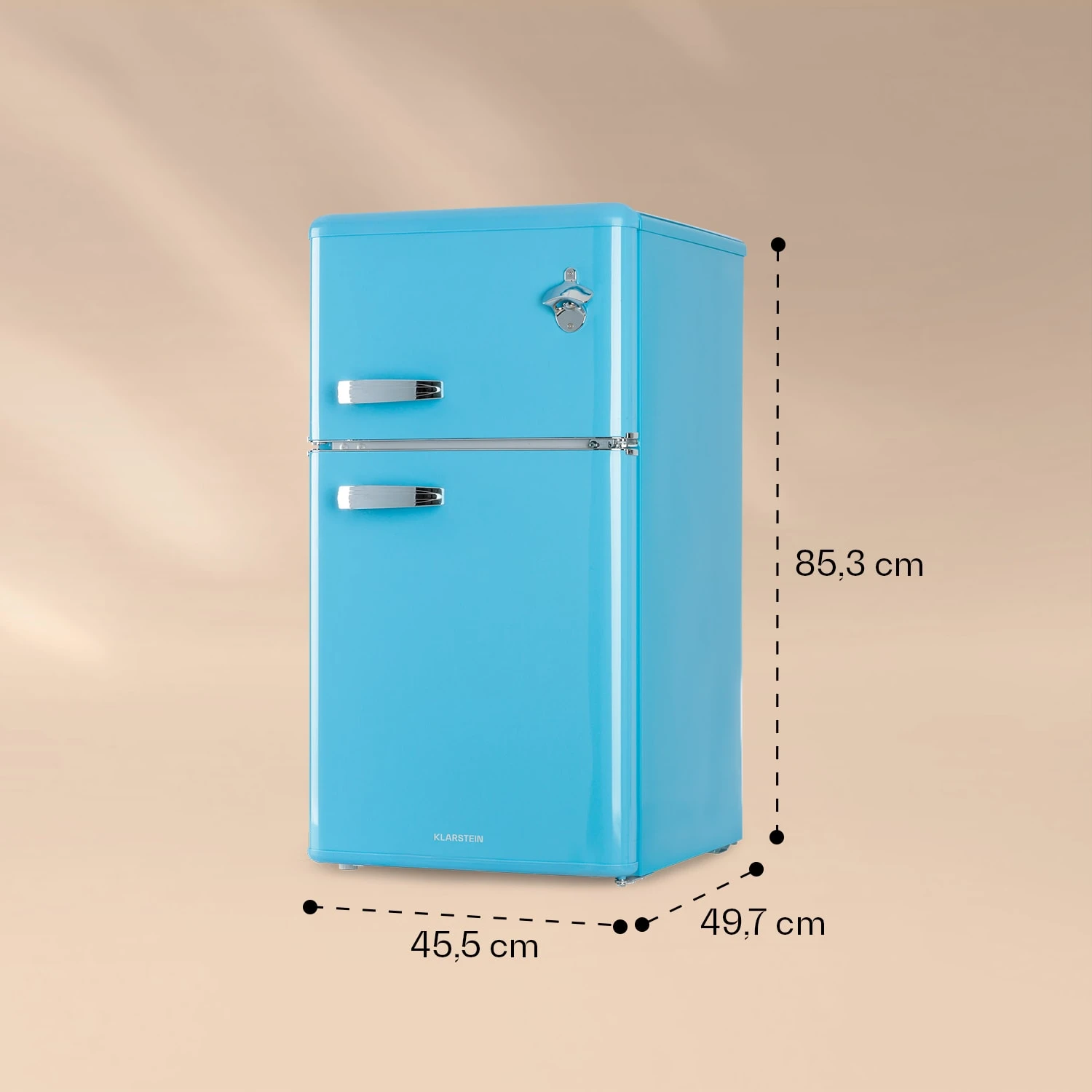 Irene Kühl- & Gefrierkombination 85 Liter Retro-Design – Bild 5