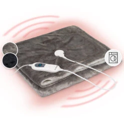 Dr. Watson SuperSoft Heizdecke 120 W 180 X 130 Cm Teddy-Plüsch