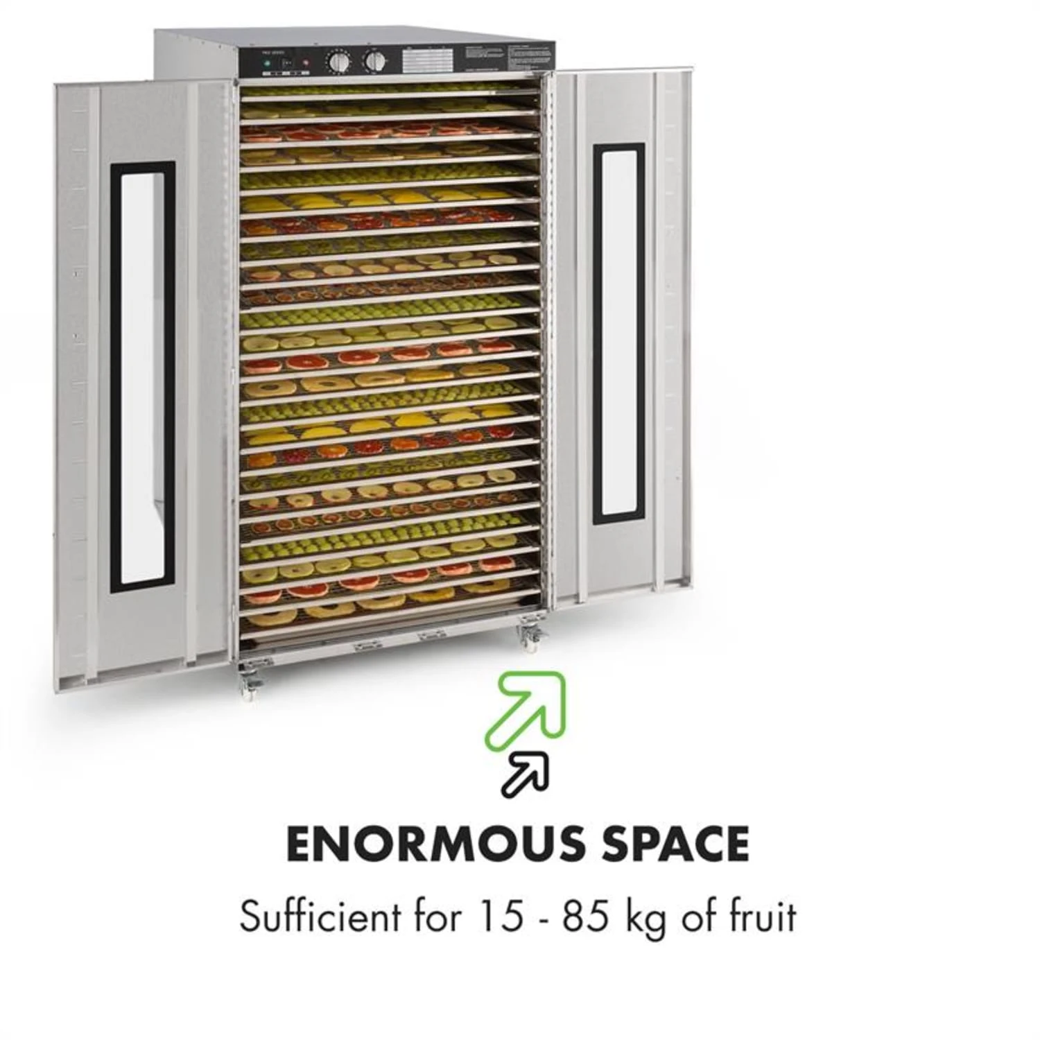 Master Jerky 24 Dörrautomat 5850W 40-90 °C 15h-Timer Edelstahl Silber – Bild 7