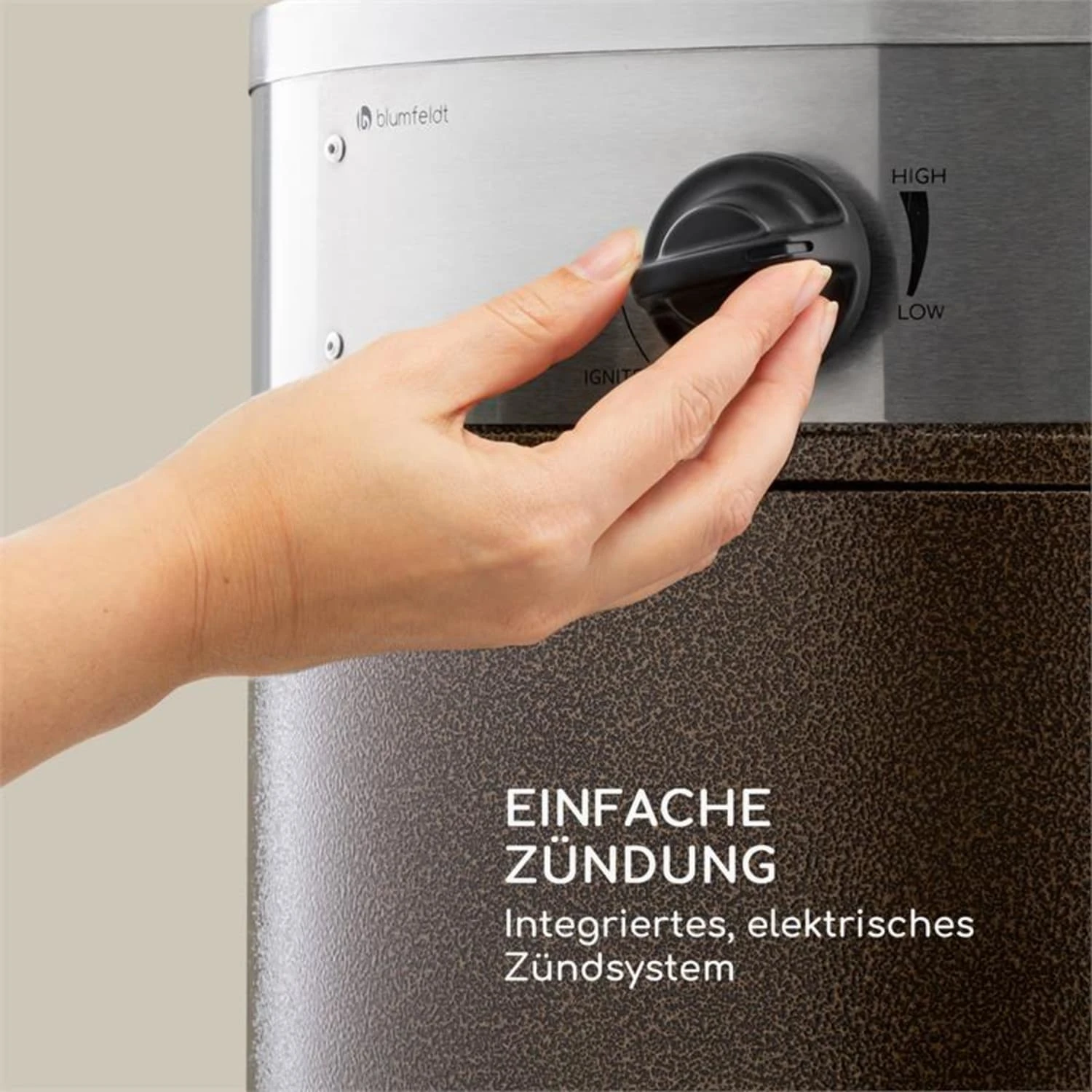 Goldflame Deluxe Terrassenheizstrahler 36.000BTU/11kW Mobil Edelstahl – Bild 4