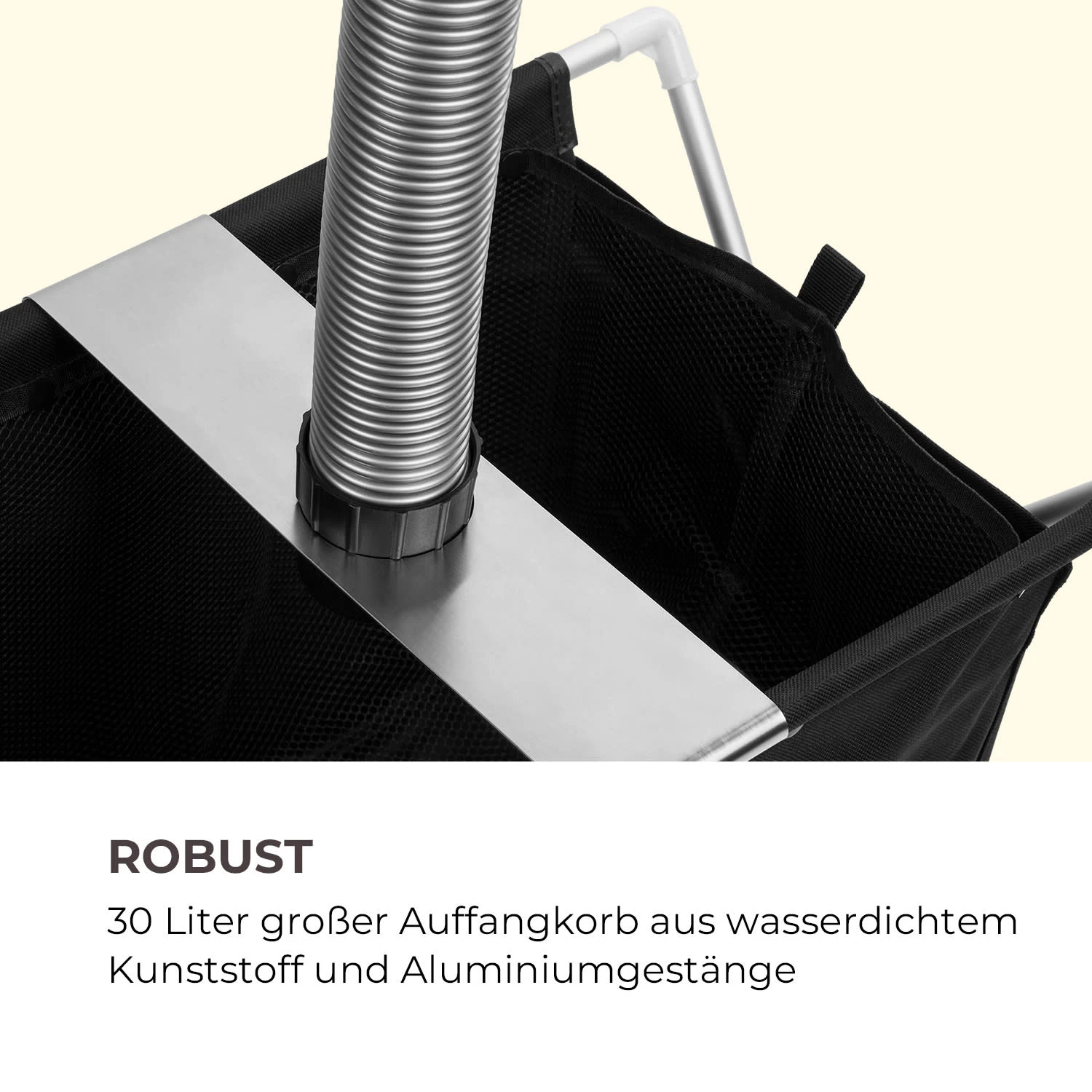 Lakeside Power Teichsauger-Auffangkorb 30l Filterkorb Schwarz – Bild 3