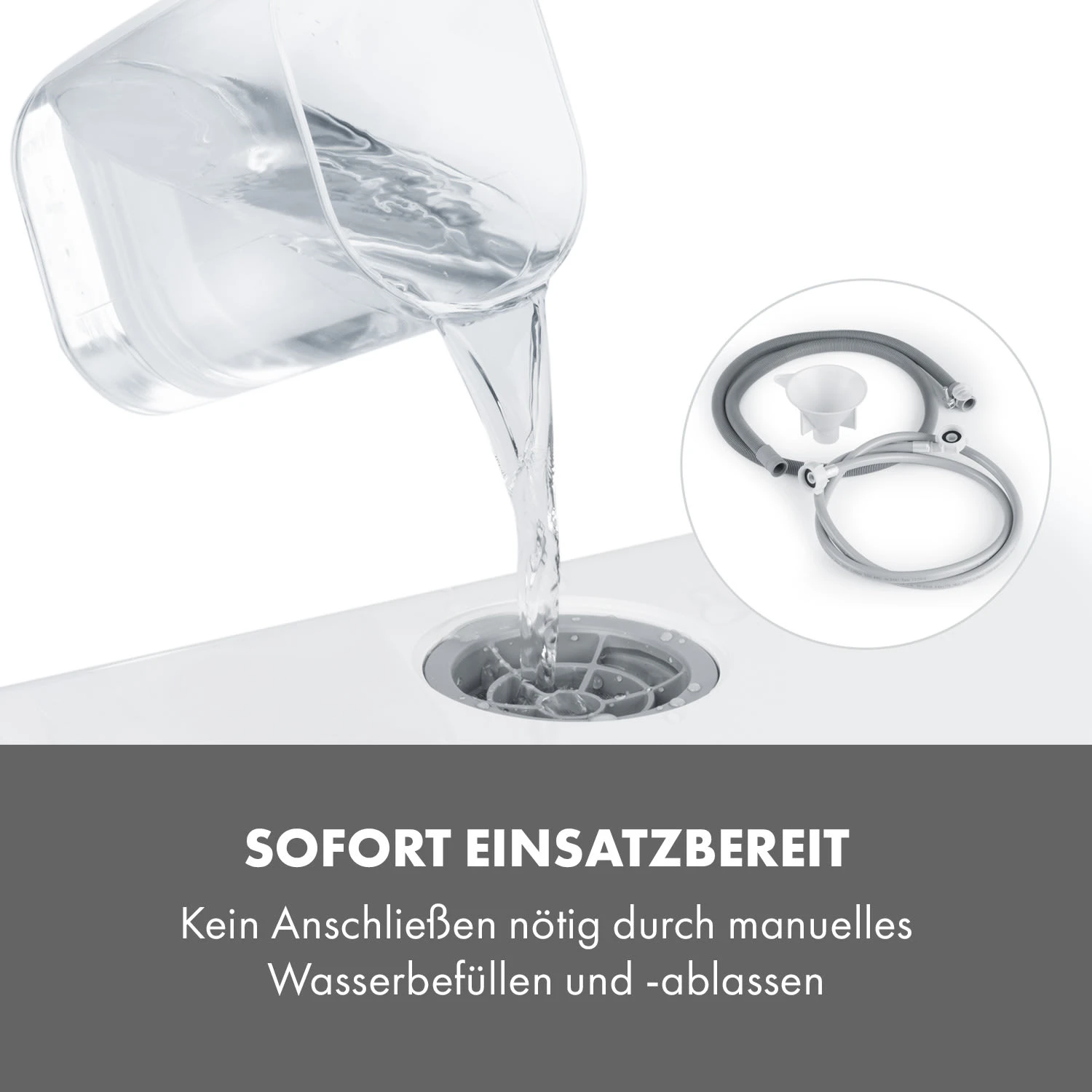 Aquatica Geschirrspüler Freistehend Installationsfrei 2 Gedecke 860W – Bild 7