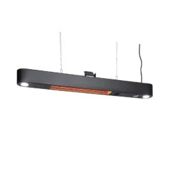 Gold Bar Shine Heizstrahler 2000W 2 X LED-Leuchte Aluminium