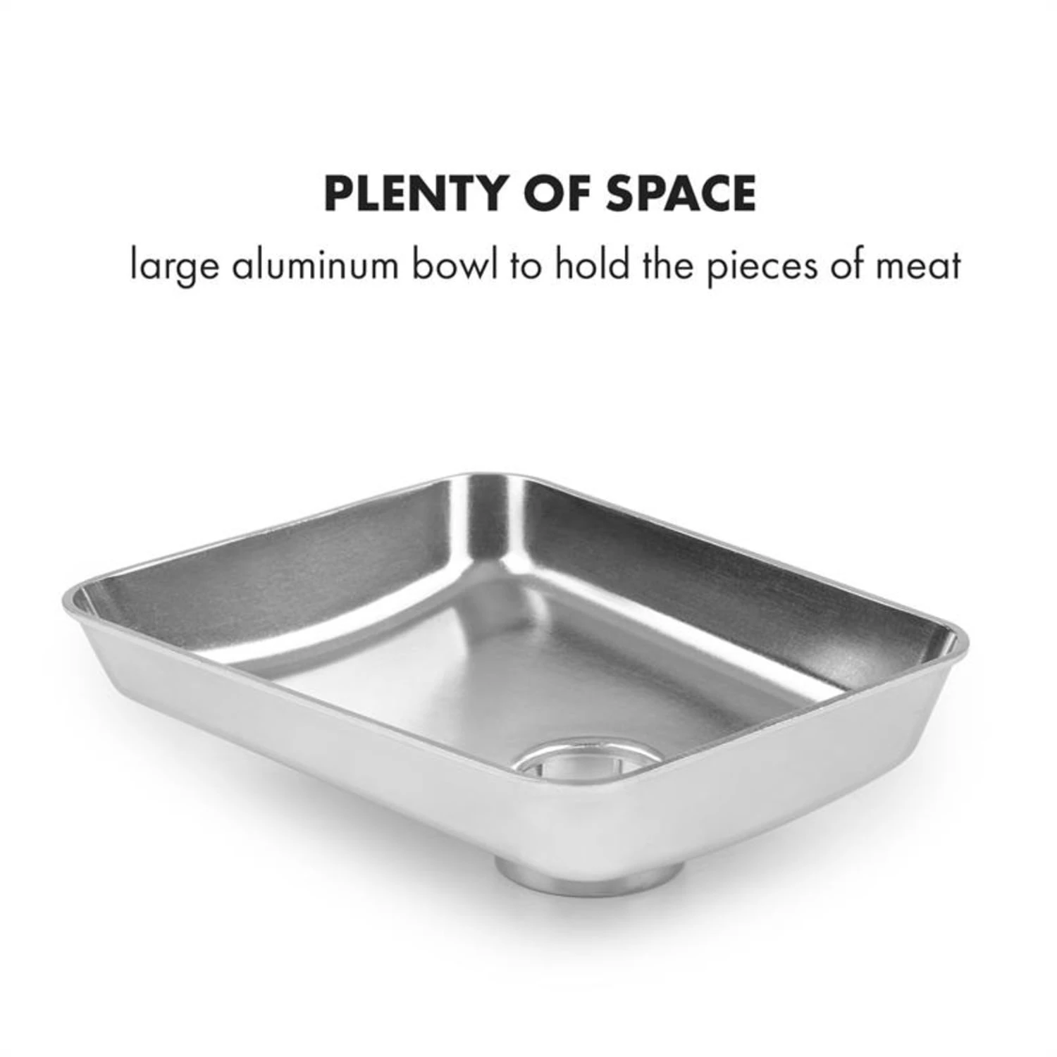 Kraftprotz Elektrischer Fleischwolf 700 W Kupfermotor Edelstahl – Bild 7