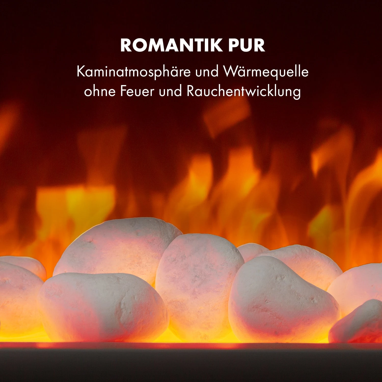 Studio 1 Elektrischer Kamin 1000/2000W LED 10-30 °C Wochentimer – Bild 4