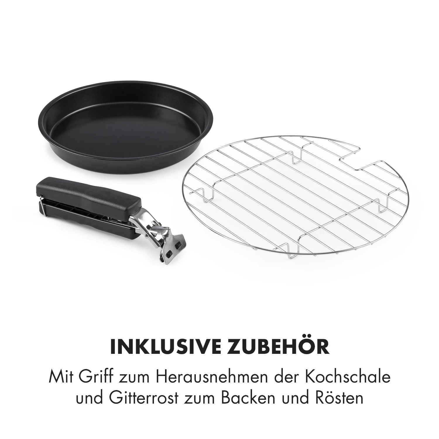 VitAir Pommesmaster Heißluftfritteuse 360° 1400W 50-240°C Timer – Bild 10