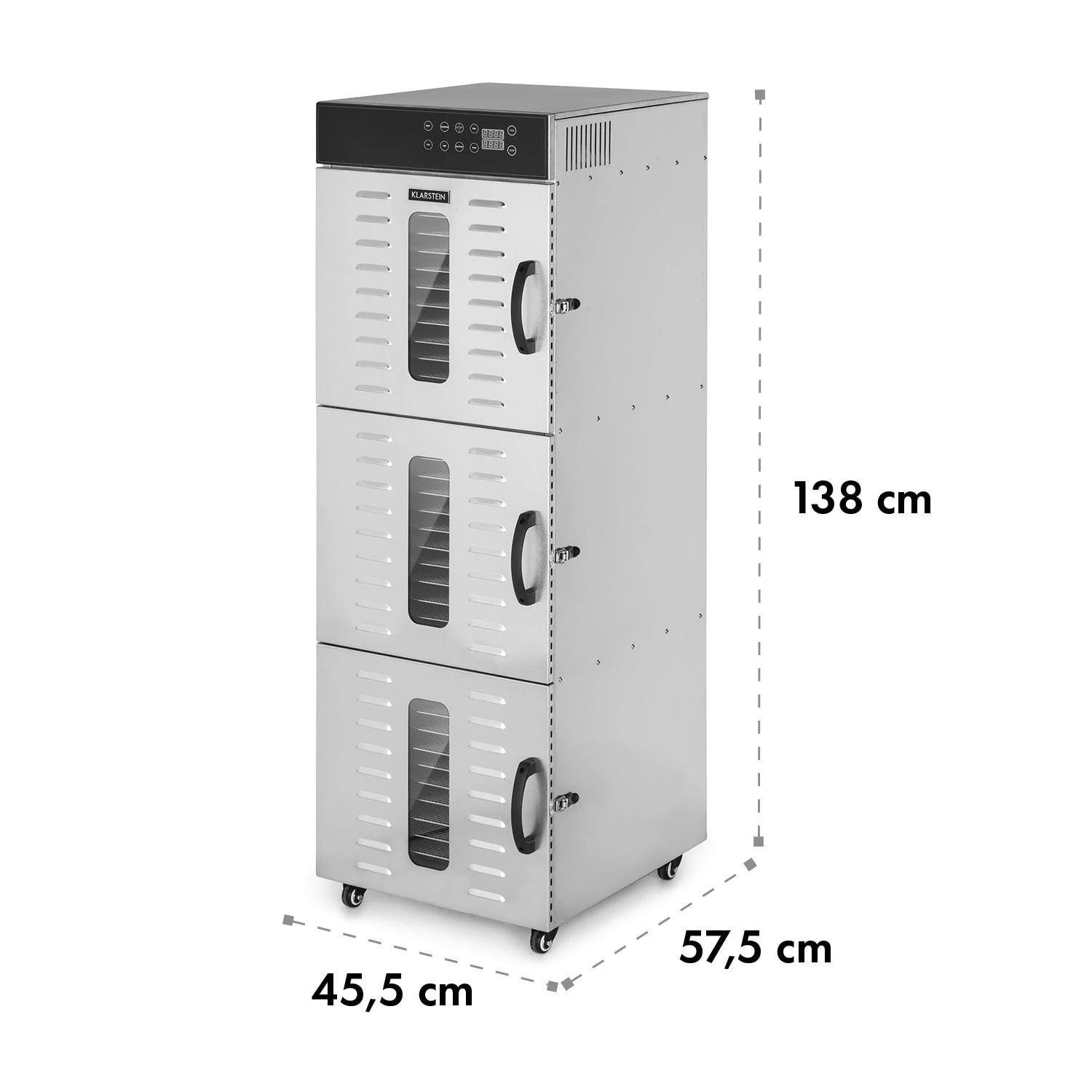 Master Jerky 550 Dörrautomat 2400W 40-90 °C 24h-Timer Edelstahl Silber – Bild 8