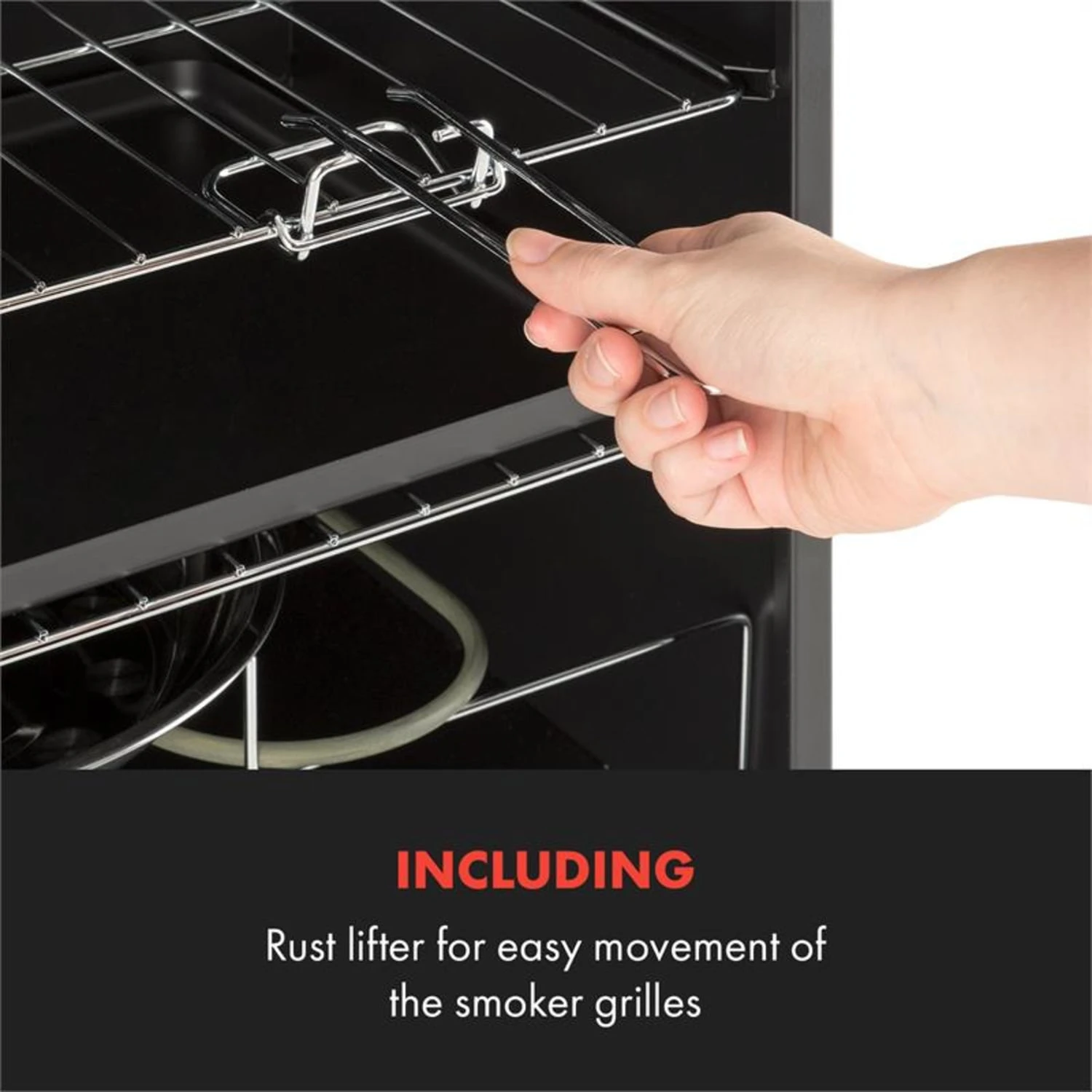 Flintstone Räucherofen 1600W Thermometer Edelstahl Elektrisch – Bild 7