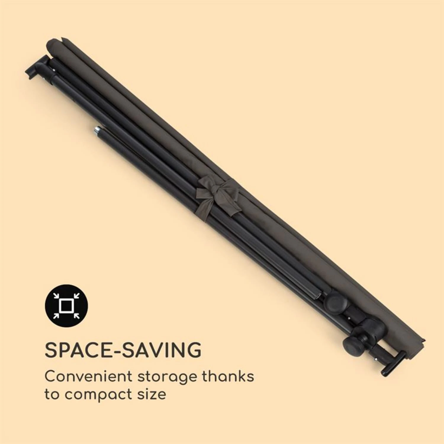 Flex-Shade L Sonnenschirm 130 X 180 Cm Polyester UV 50 Dunkelgrau – Bild 6