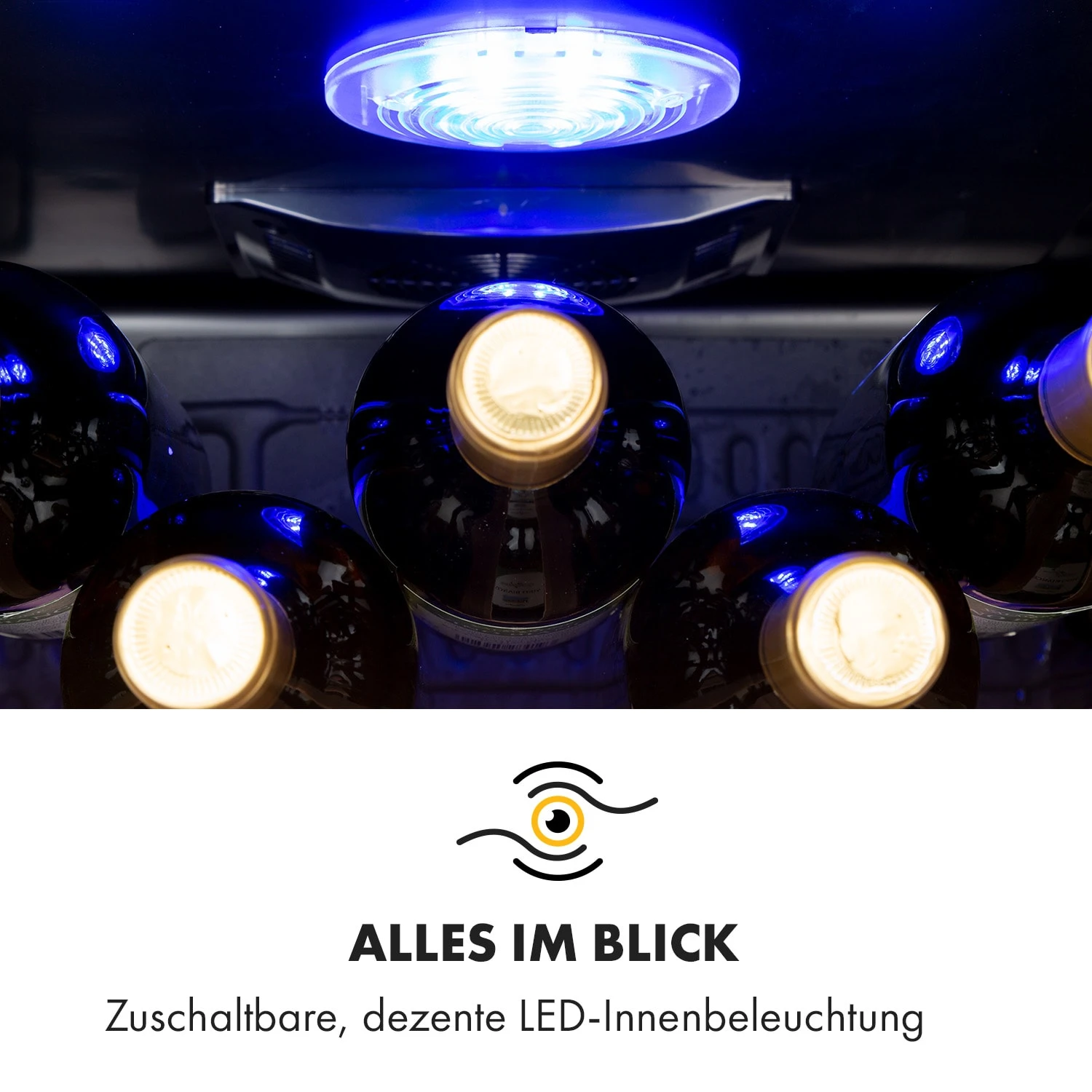 Vinamour 48 Uno Weinkühlschrank 128l 48Fl 3 Einschübe 4-18°C – Bild 8