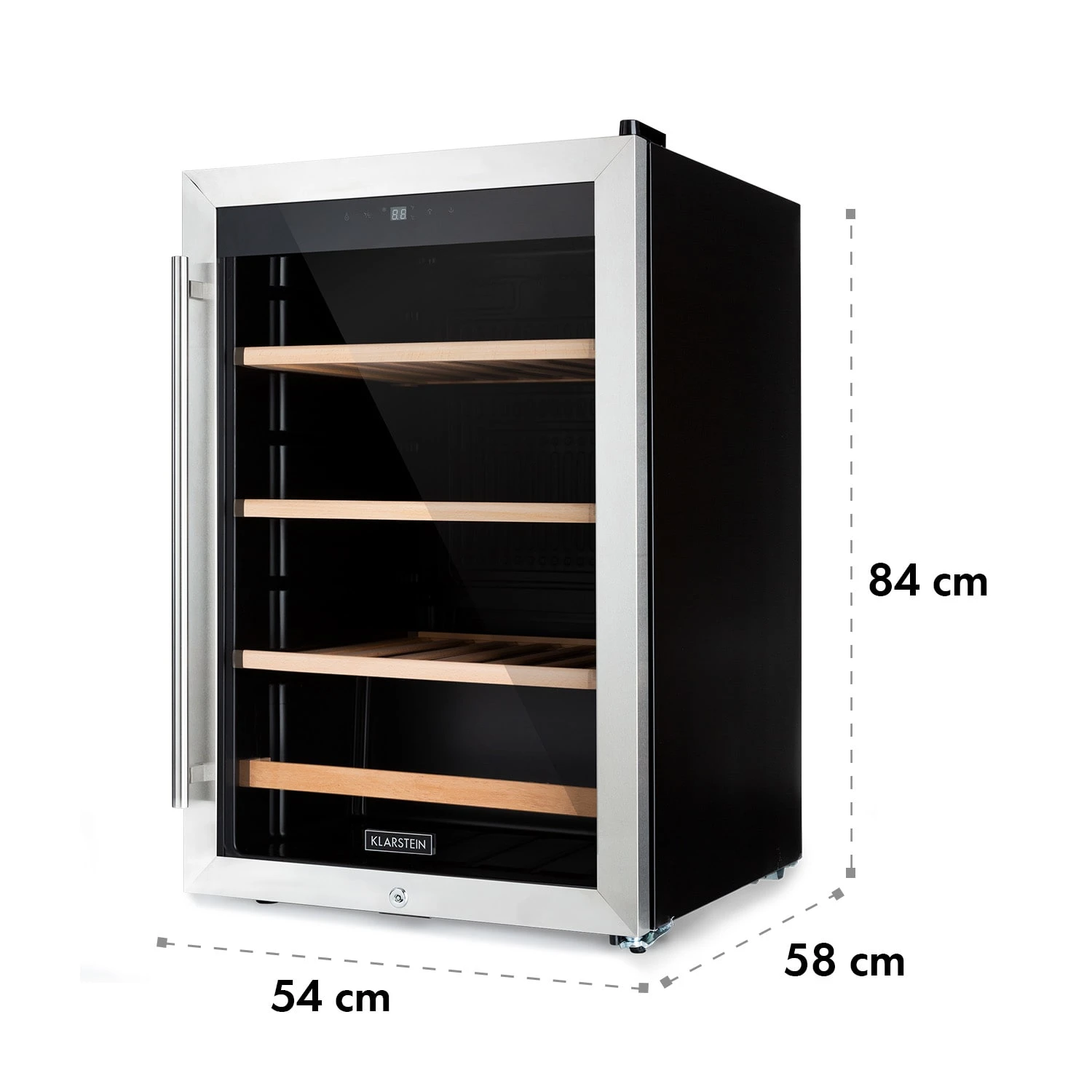 Vinamour 48 Uno Weinkühlschrank 128l 48Fl 3 Einschübe 4-18°C – Bild 9