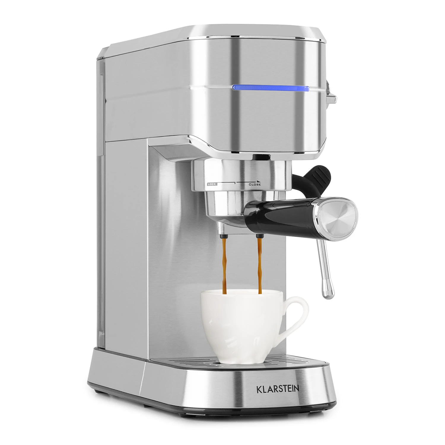 Futura Espressomaker 20 Bar 1450 Watt 20 Bar Wassertank: 1,25 Liter Rostfreier Edelstahl
