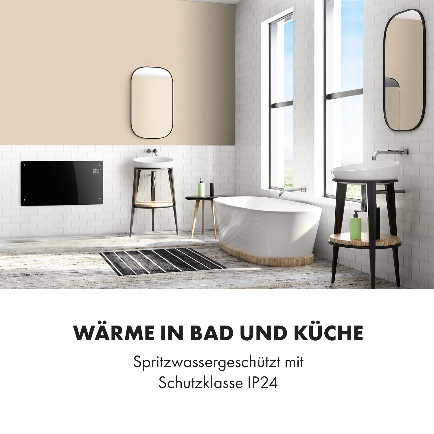 Bornholm Curved Smart Konvektionsheizgerät 2000 W App-Steuerung Timer – Bild 6