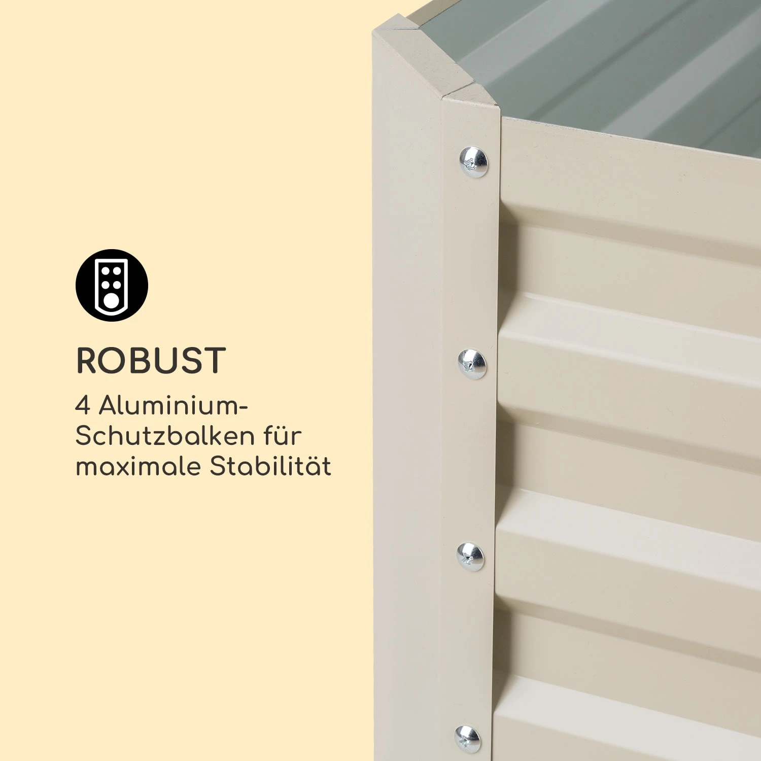 High Grow Straight Hochbeet 120x60x60cm 432l Stahl – Bild 5