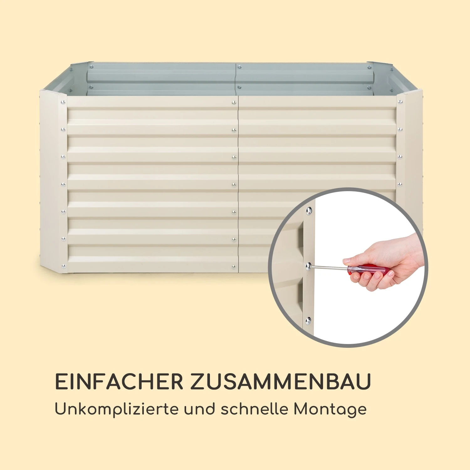 High Grow Straight Hochbeet 120x60x60cm 432l Stahl – Bild 7