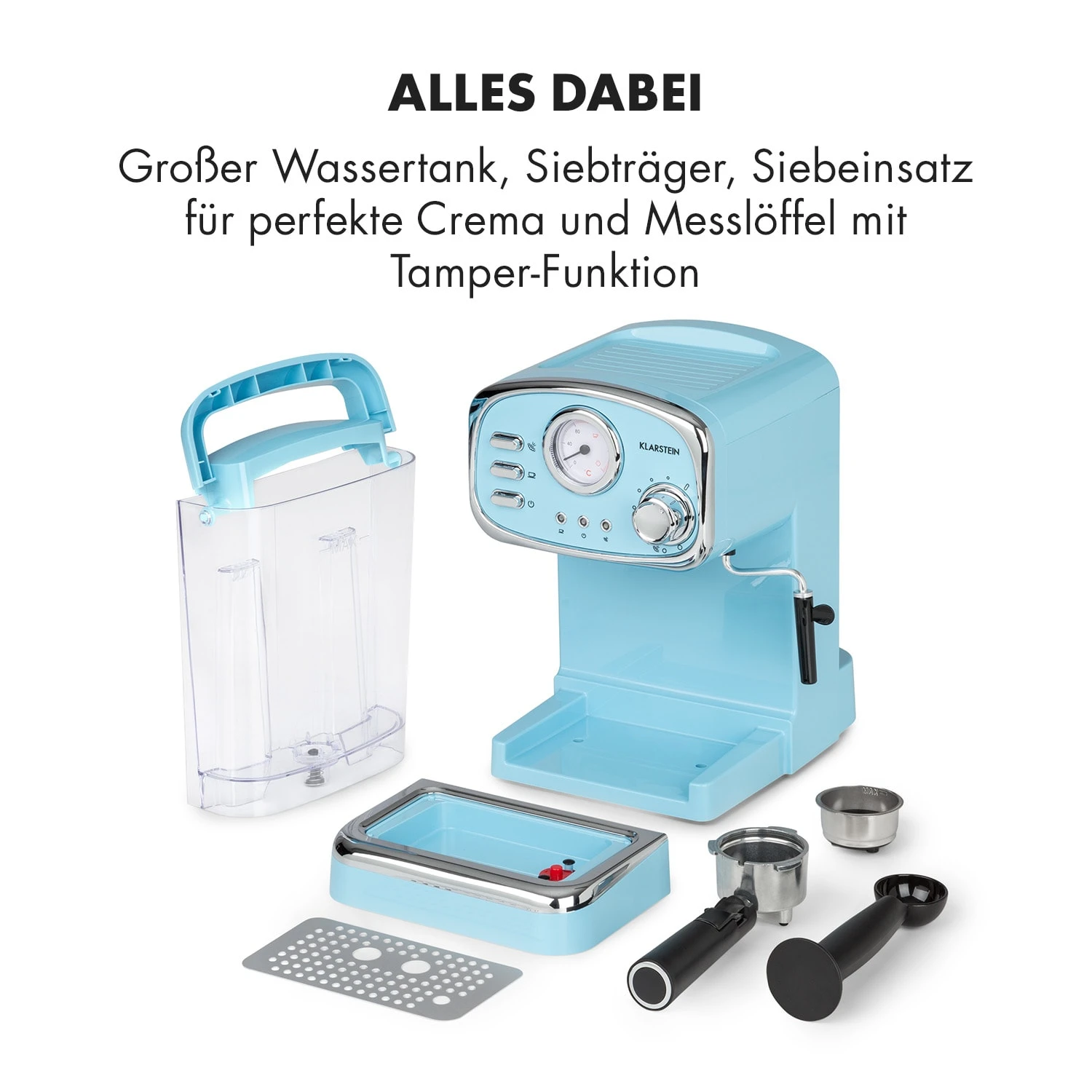 Espressionata Gusto Espressomaschine 1100W 15 Bar Druck – Bild 8