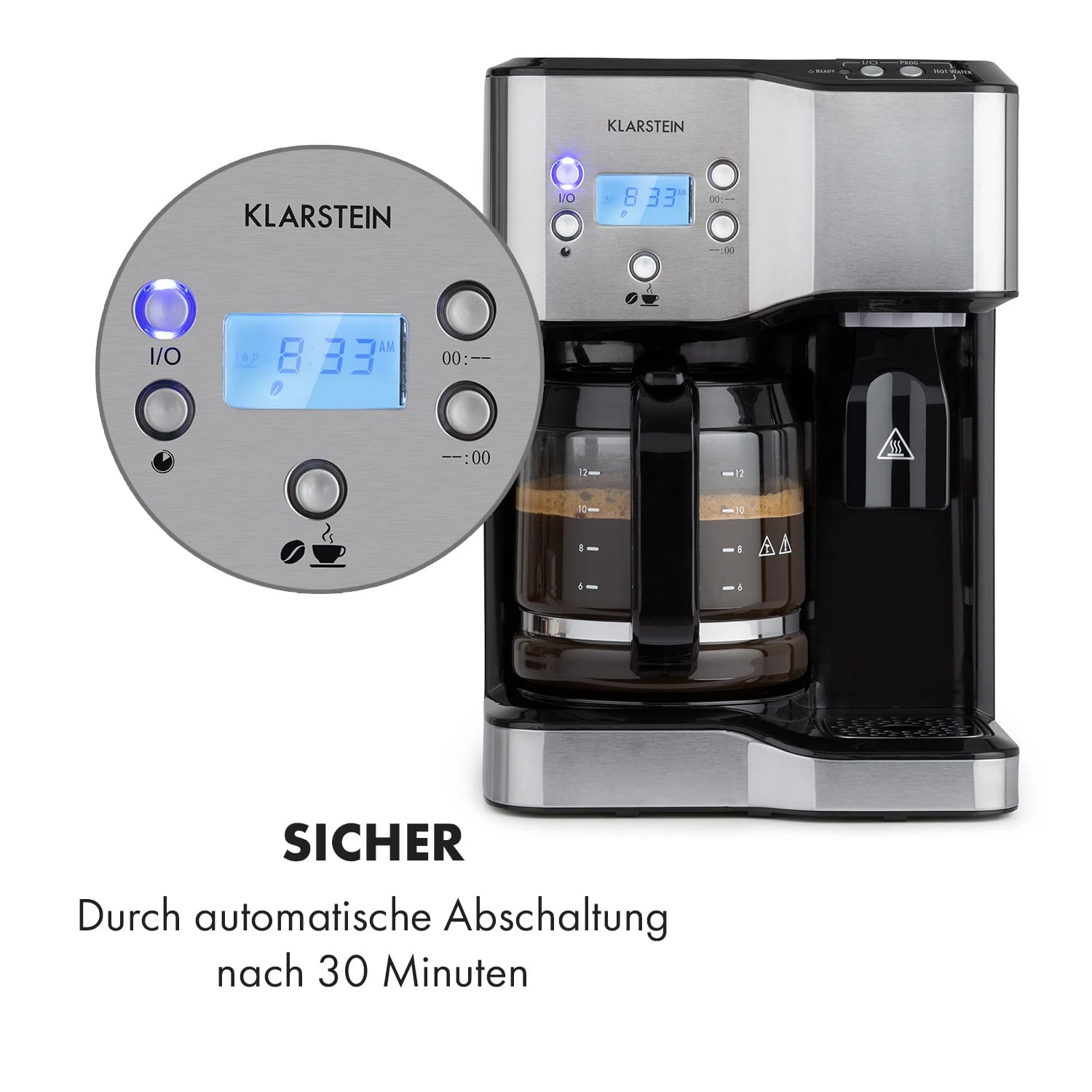Caldetto Kaffeemaschine 1900W Heißwasserspender – Bild 7