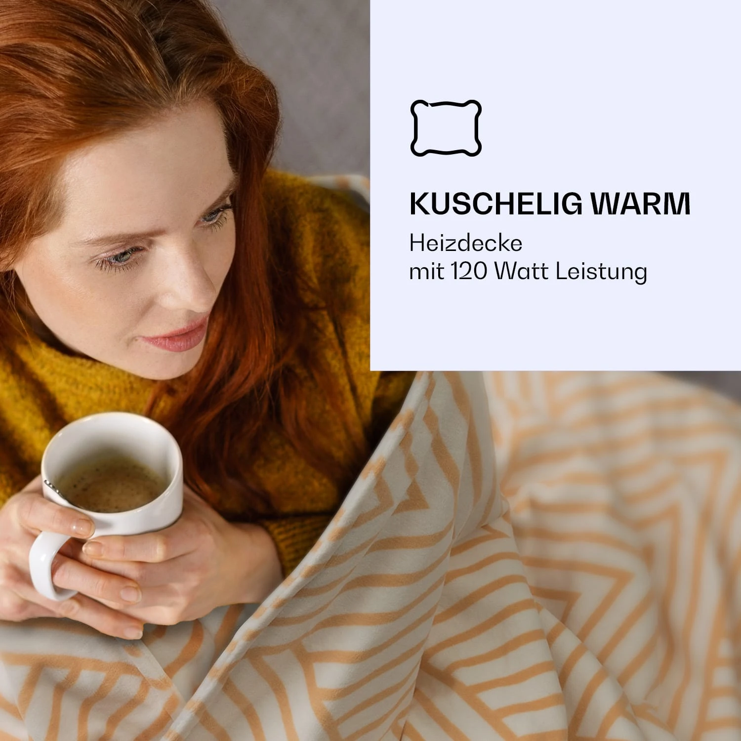 Dr. Watson XXL Heizdecke 3 Stufen Waschbar 200x180cm Mikroplüsch – Bild 2