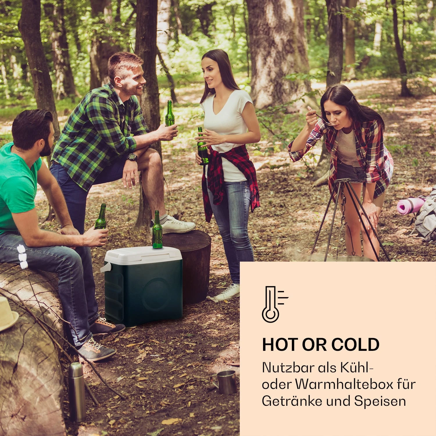 BeerBelly 29 Elektrische Kühlbox Kalt & Warm USB-Port ECO-Modus – Bild 2