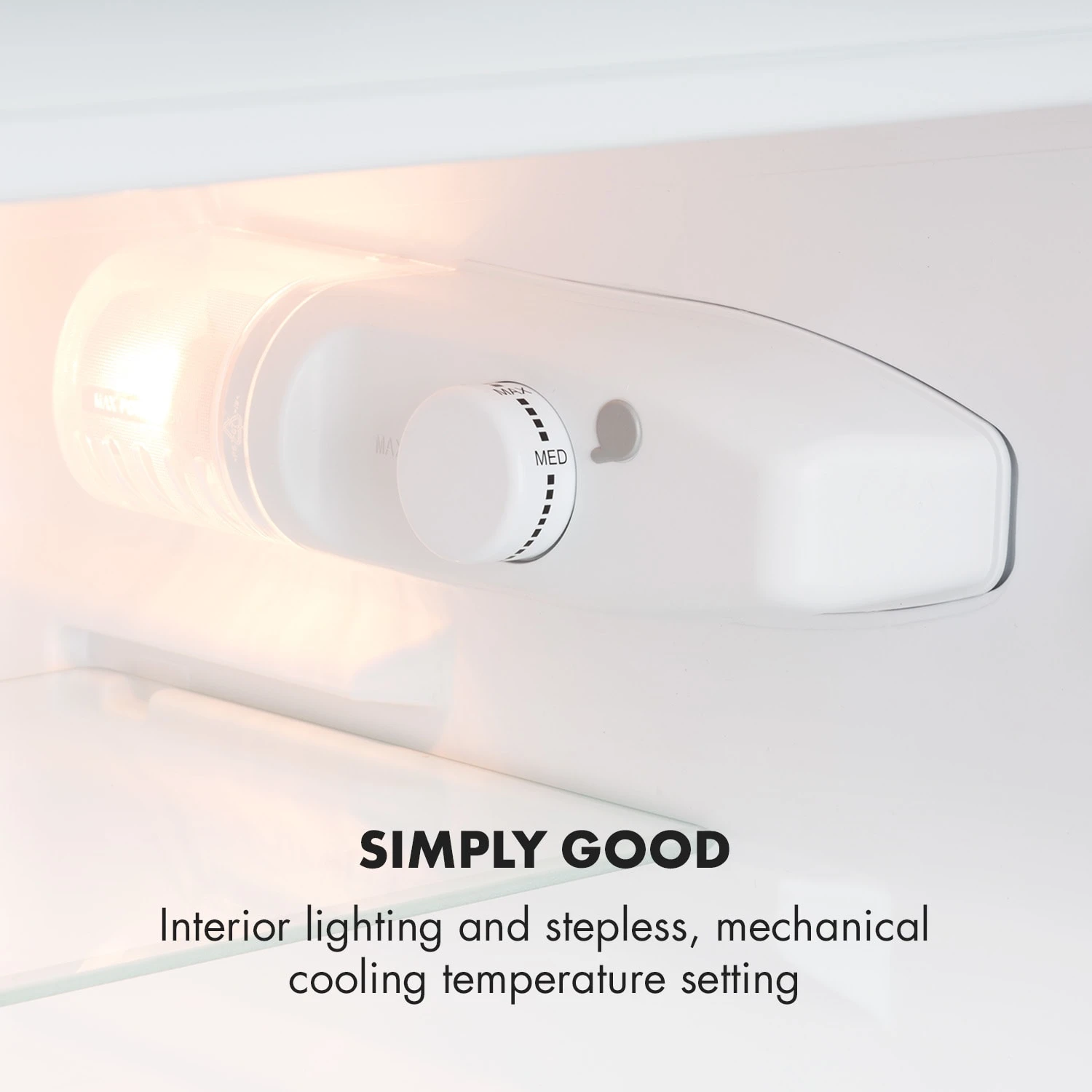 Big Daddy Cool Kühl-Gefrier-Kombination 87 Liter 40dB EEK F – Bild 8