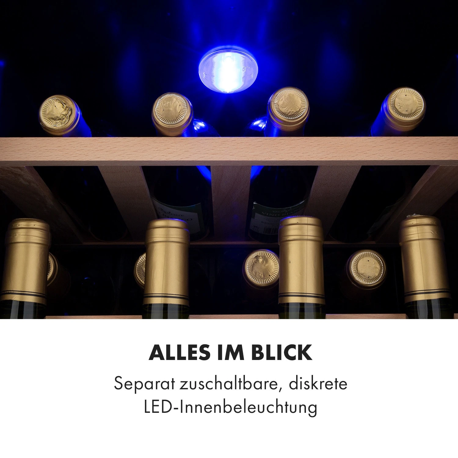 Vinamour 12 Uno Weinkühlschrank 12Fl./46l 4-18°C 40dB – Bild 7