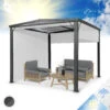 Pantheon Cortina Solid Sky Pergola Vordach 3x4m Polycarbonat