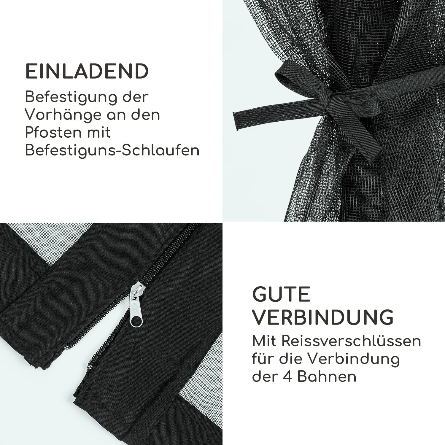 Pantheon Solid Sky Ambient Solar Seitenwände 3x4m Moskito – Bild 6