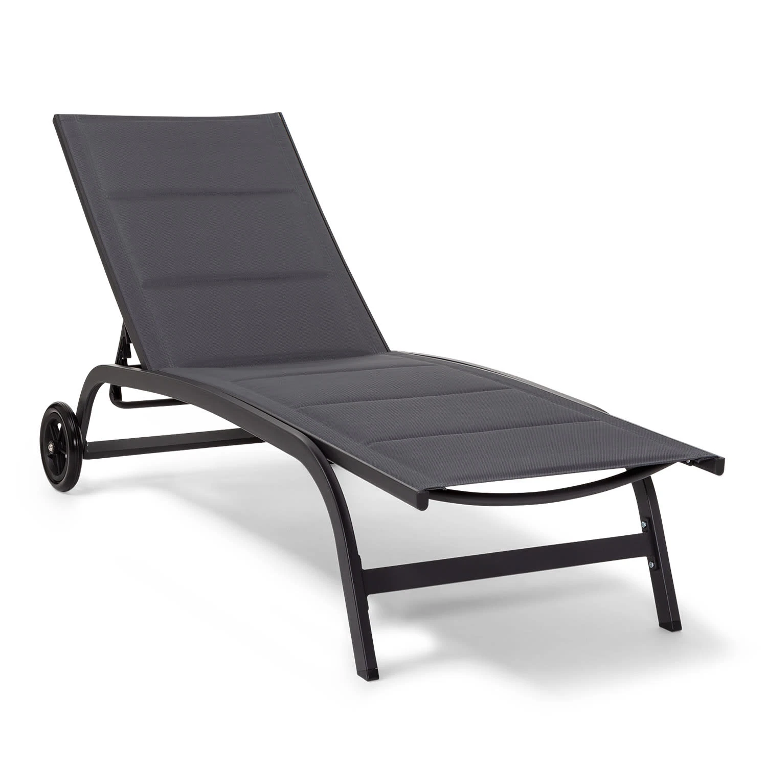 Limala Sonnenliege Lounger Stahl/Aluminium Textilene 150 Kg Mobil