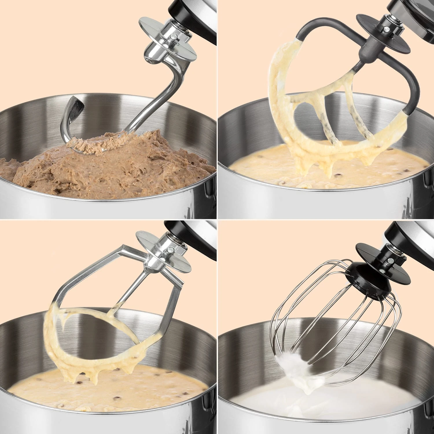 Rührhaken Ersatz-Rührelement Für Bella Pico 2G/Bella Robusta Aluminium-Druckguss – Bild 2