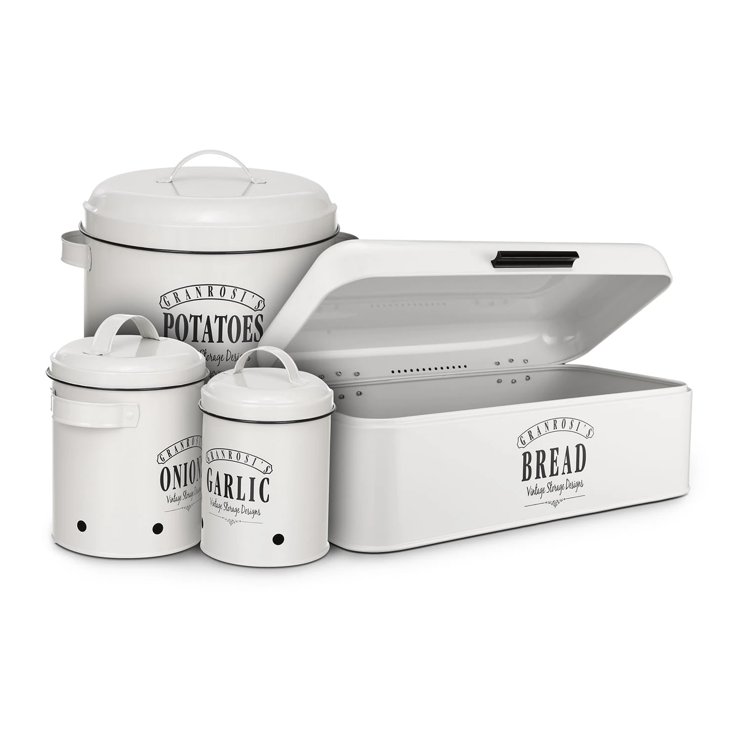 Iowa Zwiebeltopf Emaille-Stahlblech Ca. 17 X 22,5 X 14 Rostfrei – Bild 5