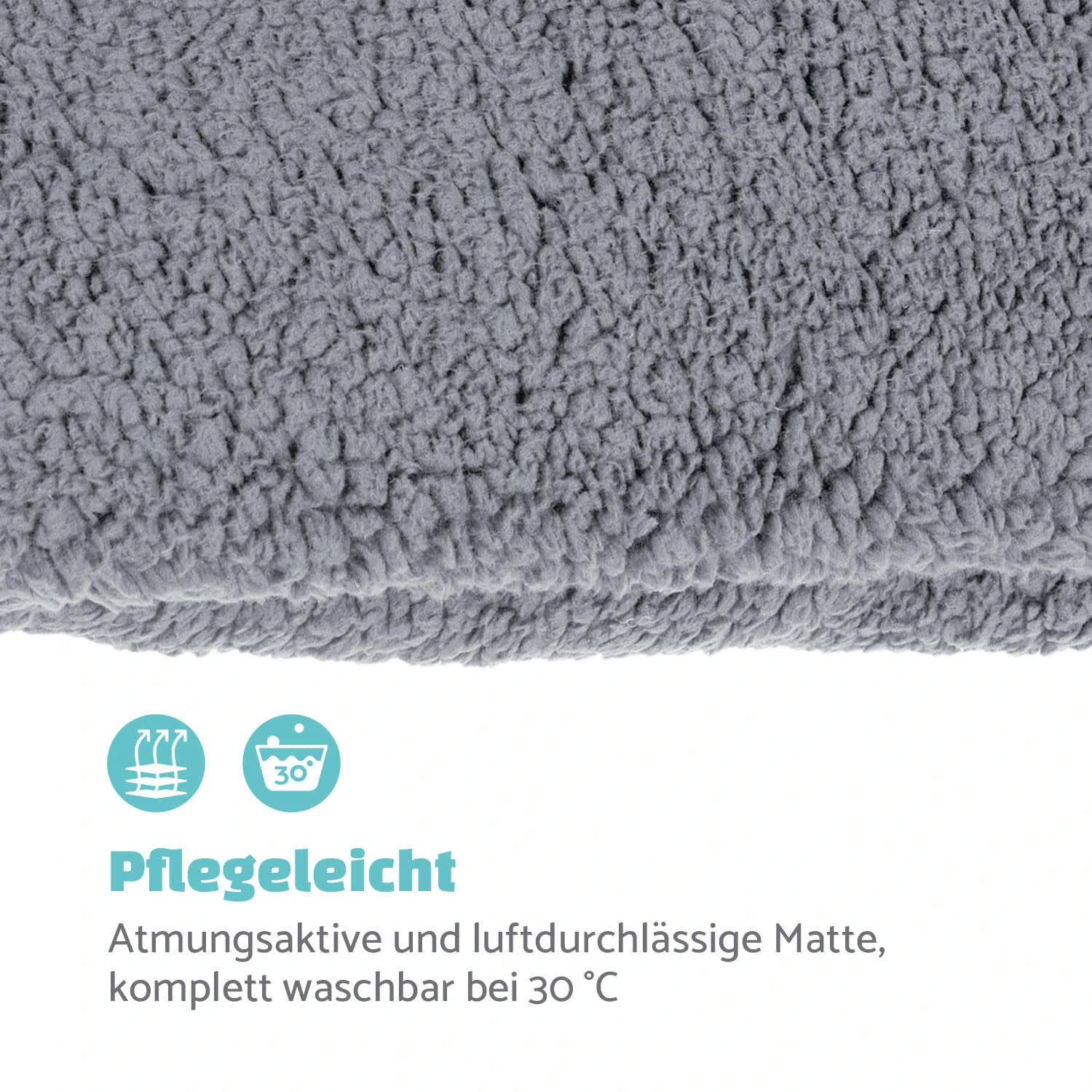 Finn Hundebett Waschbar Rutschfest Atmungsaktiv PE / Vlies Größe S – Bild 4