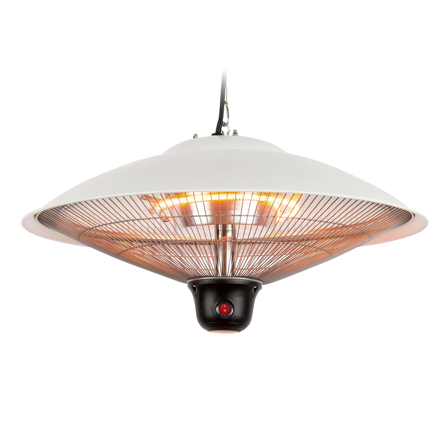 Heizsporn Deckenheizstrahler 60,5 Cm (Ø) LED-Lampe Fernbedienung