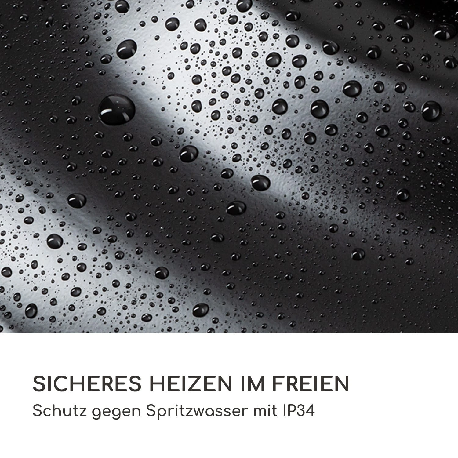 Hitzkopf Infrarot-Deckenheizstrahler Halogen-Heizröhre 2 Stufen 750/1500 W – Bild 4