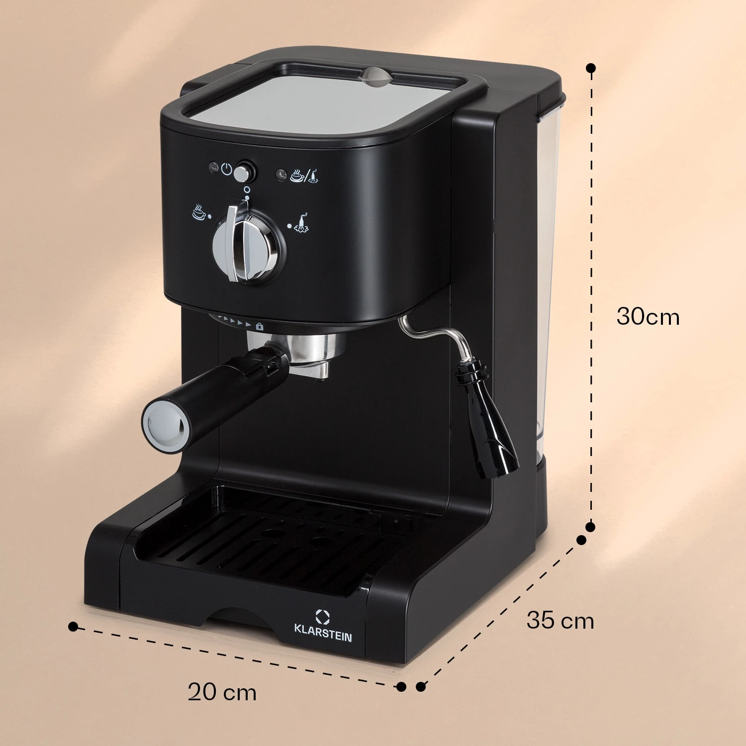Passionata 20 Espressomaschine 20 Bar 6 Tassen 1,25 Liter Milchschaum – Bild 7