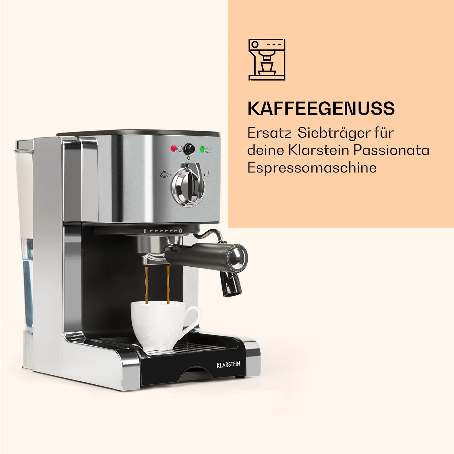 Passionata Espressomaker Siebträger Aluminiumlegierung Zubehör – Bild 2