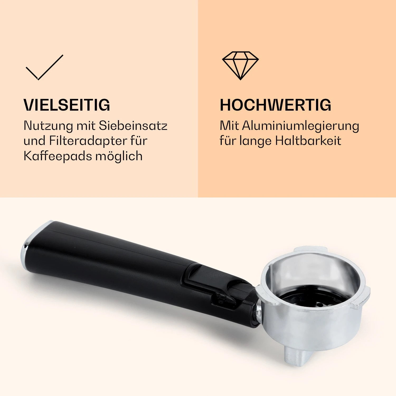 Pausa Espressomaker Siebträger Aluminiumlegierung Zubehör – Bild 3