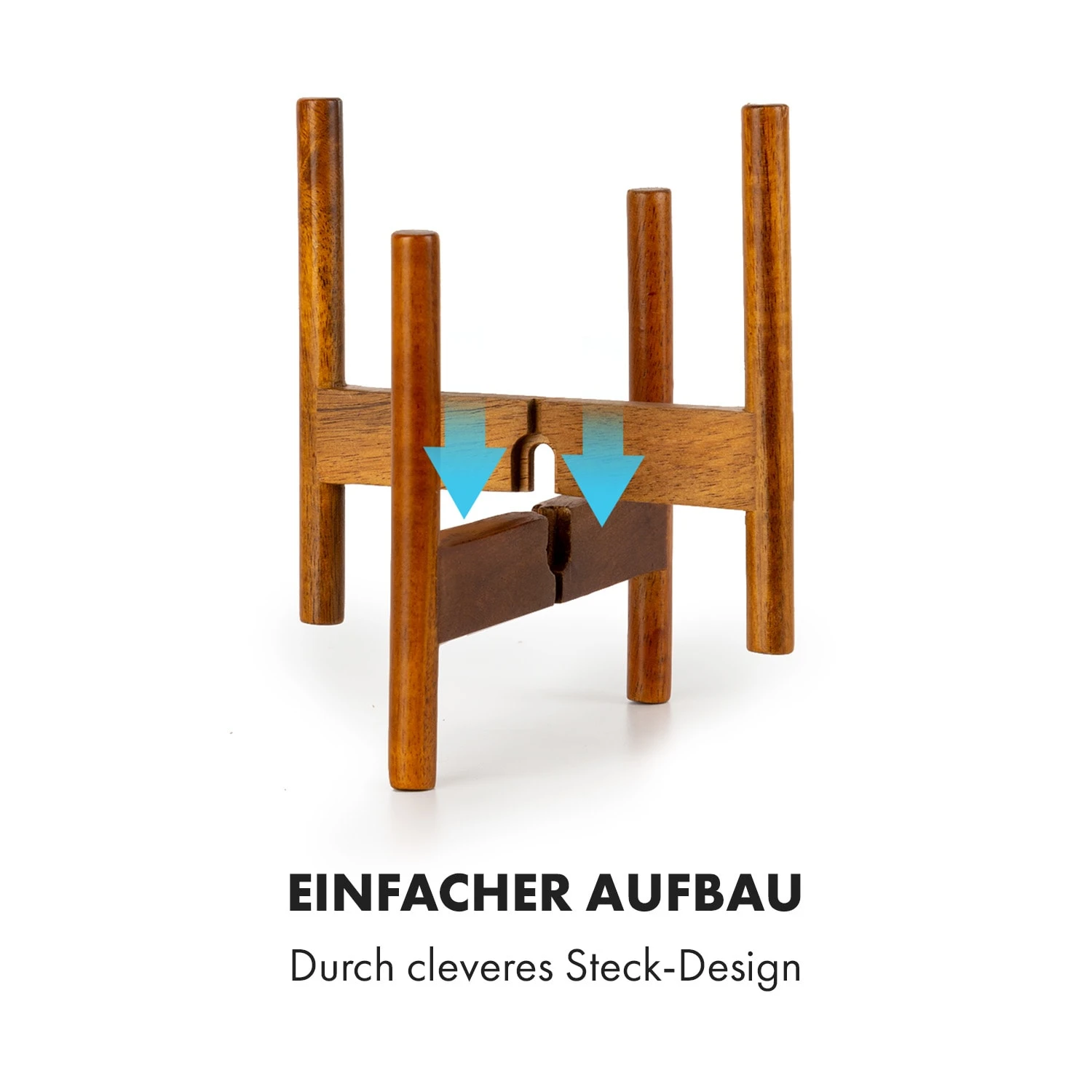 Thorn Blumentopf Mit Ständer 50er Jahre Stil 2 Größen – Bild 3