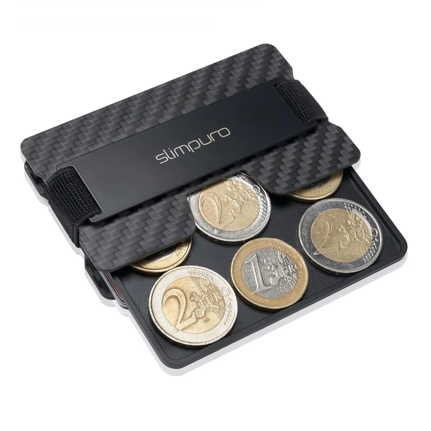 Coin Card Für Slim Wallets Münzaufbewahrung Aluminium – Bild 4