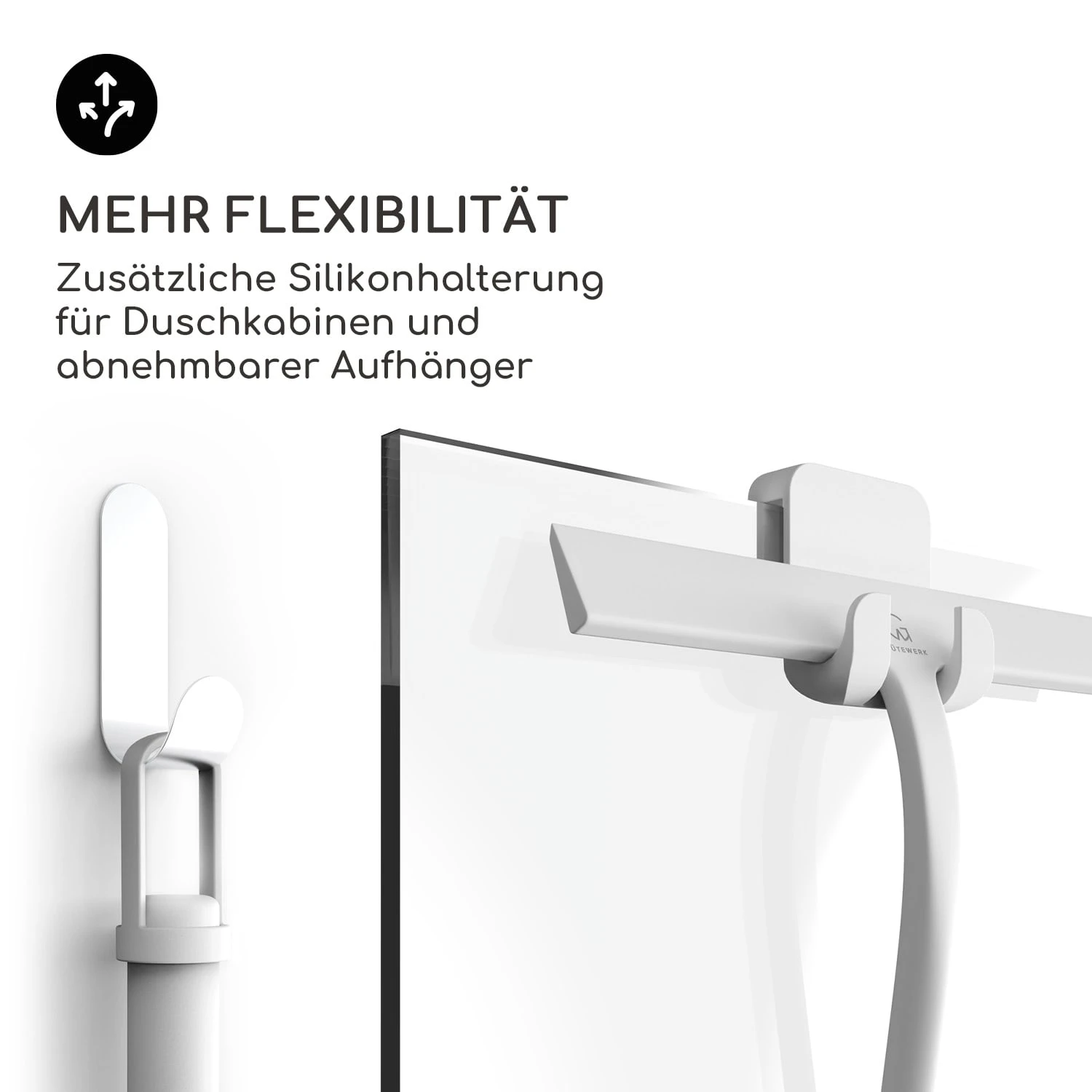 Blaze Duschabzieher 23 Cm Silikonumhüllung Edelstahlkern Modernes Design – Bild 5