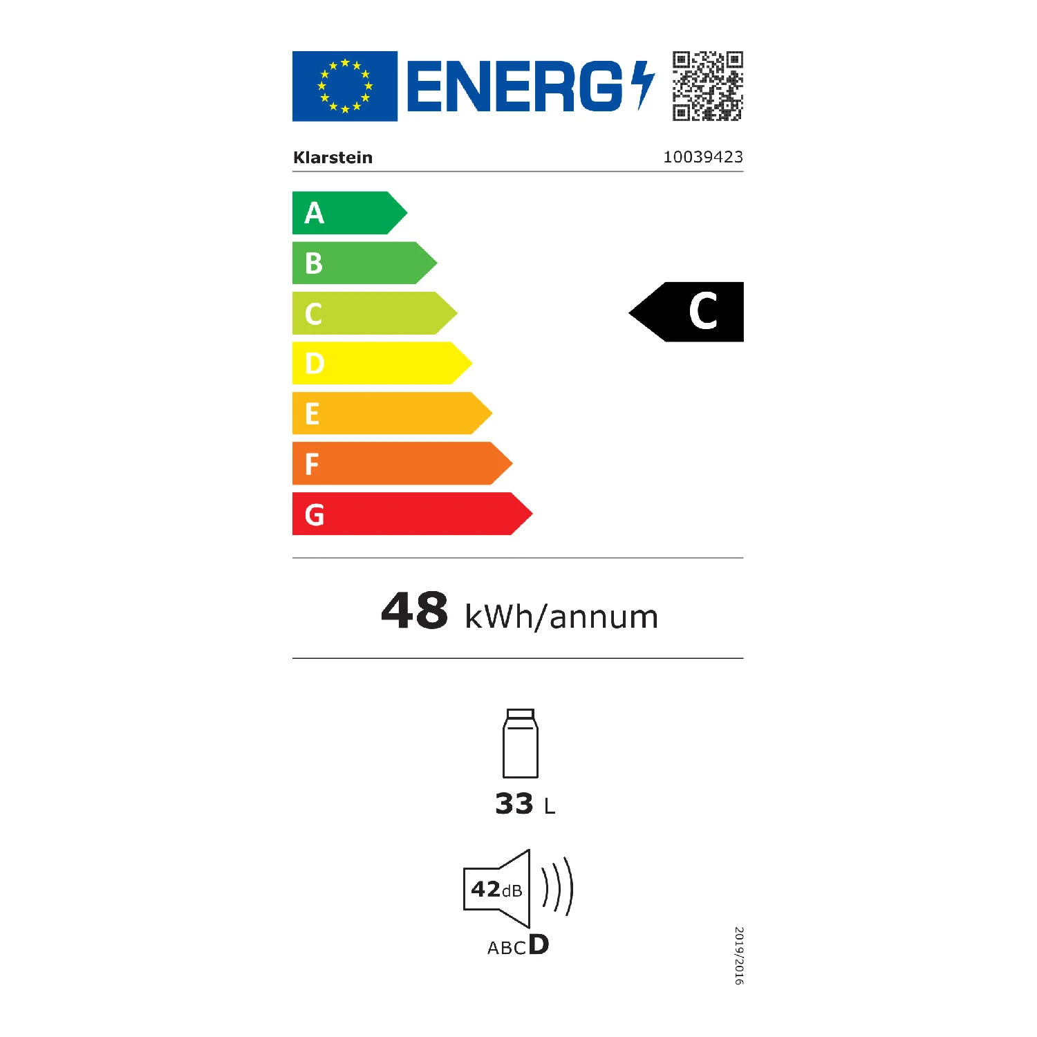 Beersafe M Crystal White Kühlschrank 33 Ltr 2 Böden Glastür Edelstahl – Bild 6