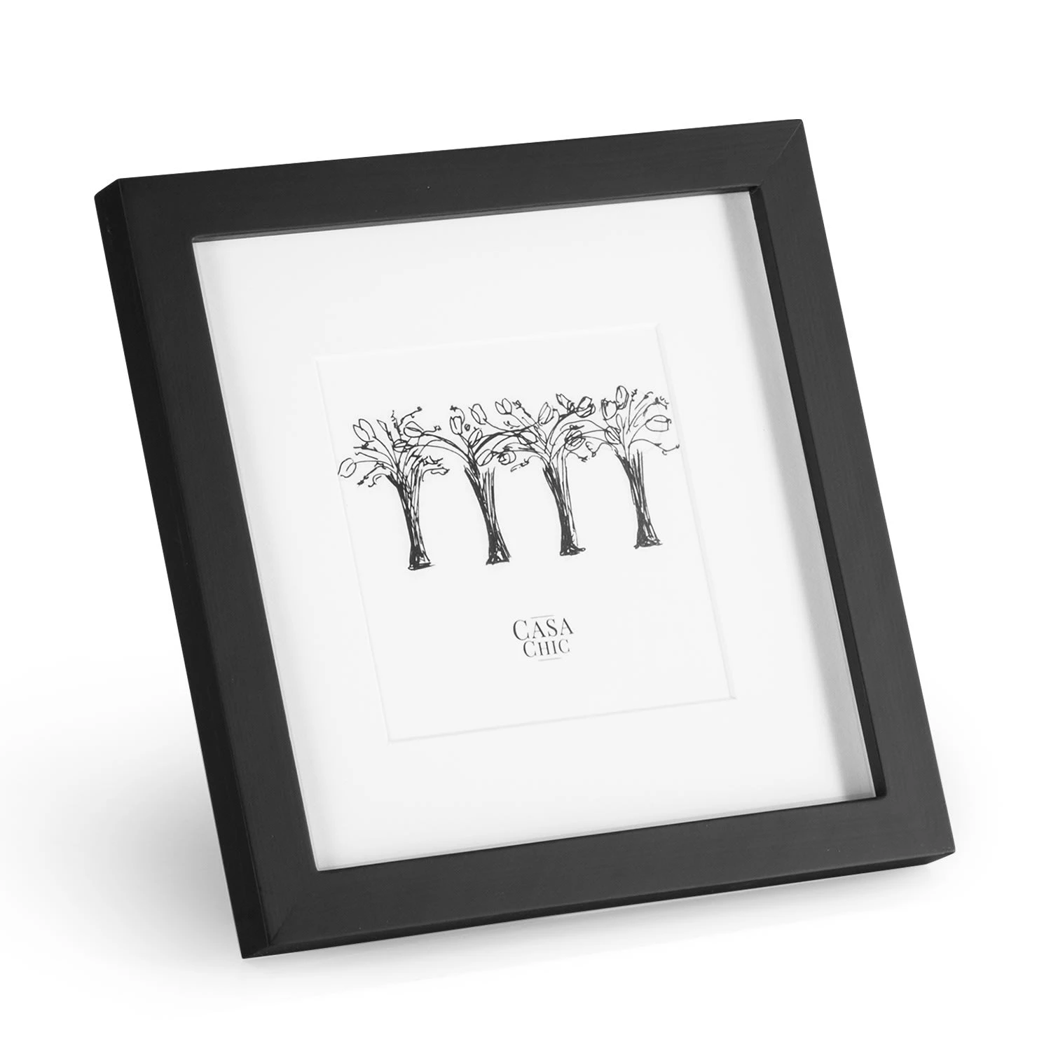 Cannon Bilderrahmen Quadratisch 20 X 20 Cm Fotos Passepartout Echtholz