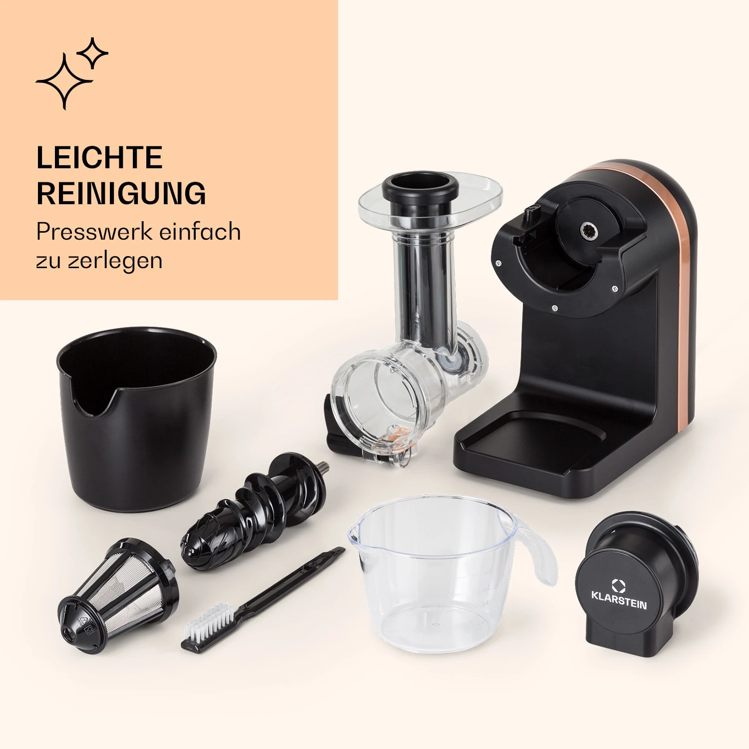Bella Elegance Saftpresse 200 W 400 Ml BPA-frei – Bild 7