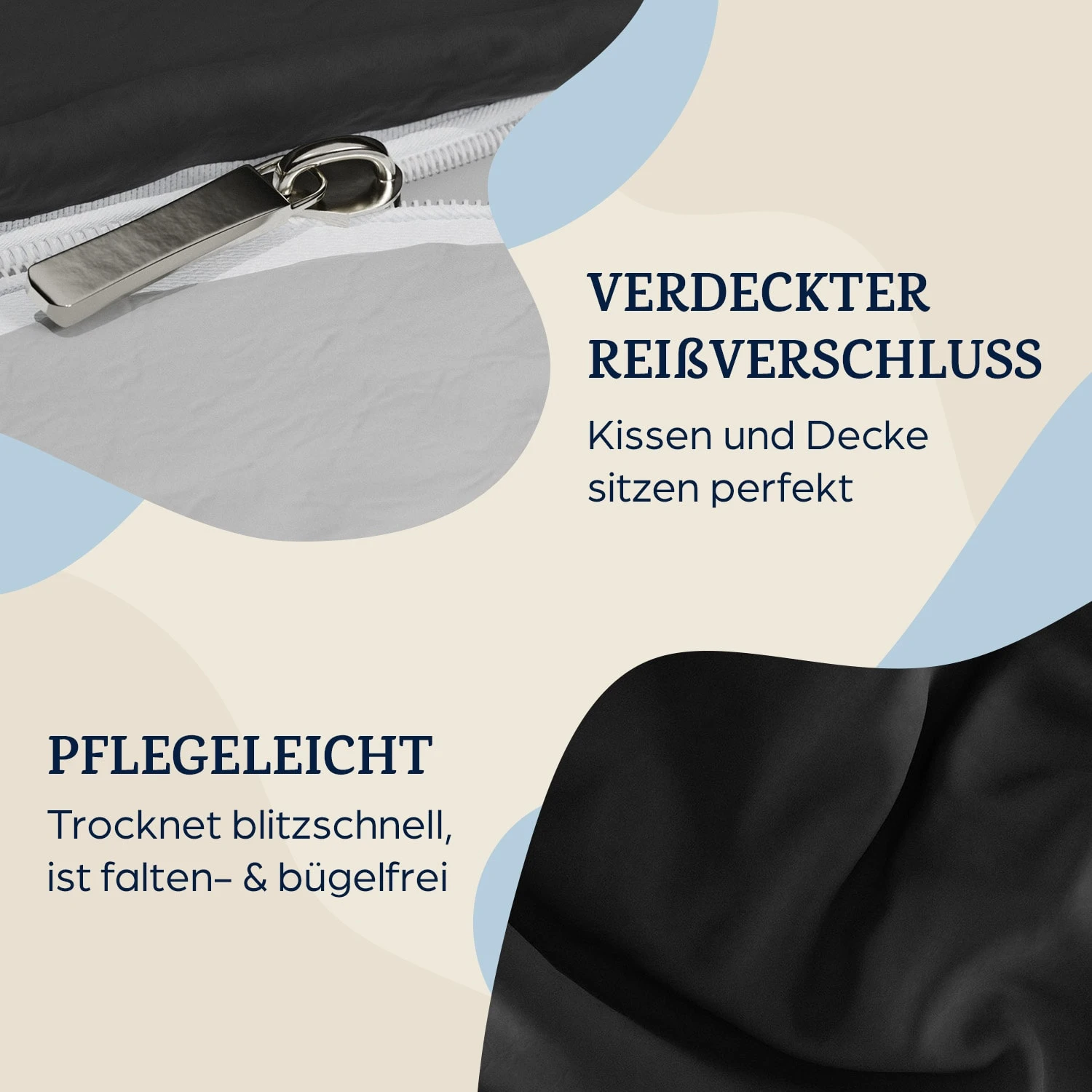 Soft Wonder-Edition Bettwäsche 240x220 Cm Mikrofaser – Bild 3